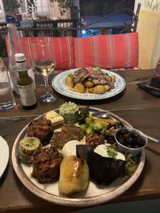 Essen in Stari Bar, Montenegro